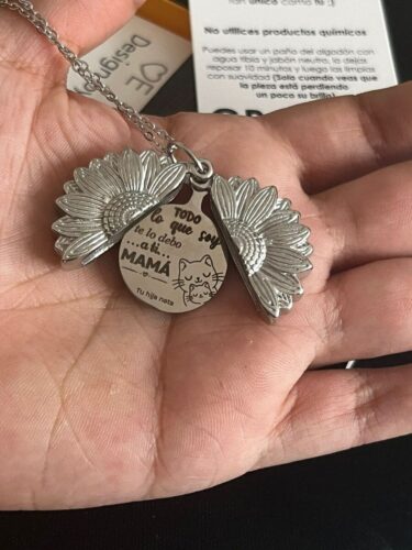 Dije Girasol + (Foto Personalizada) photo review