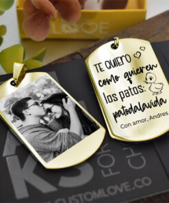 Llavero Patoda La Vida + Foto Personalizada