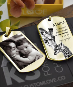 Llavero Animals MAMÁ + Foto Personalizada